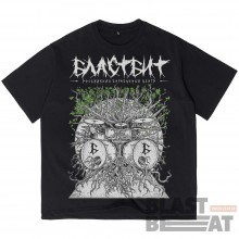 Футболка BLASTBEAT Древо XL Оверсайз Черная (BTB-XL)