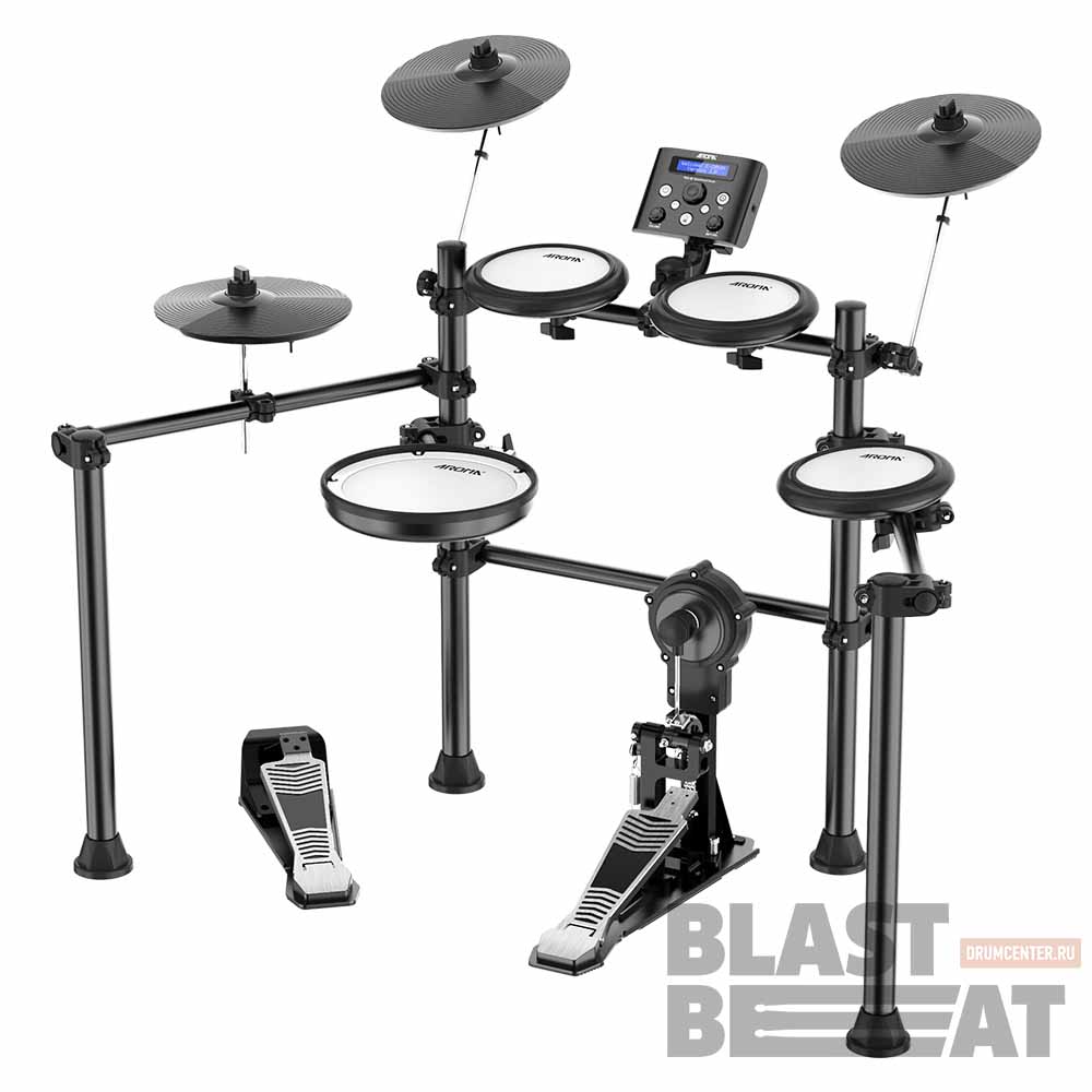 Электронные барабаны Aroma TDX-21 MESH ELECTRONIC DRUM SET