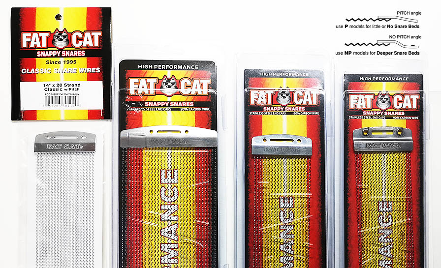 Fat Cat FC1420P 14 20-Strand Snappy Snares with Pitch