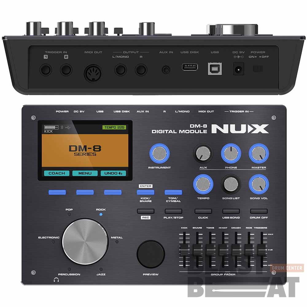 Электронные барабаны NUX DM-8 по низкой цене с гарантией